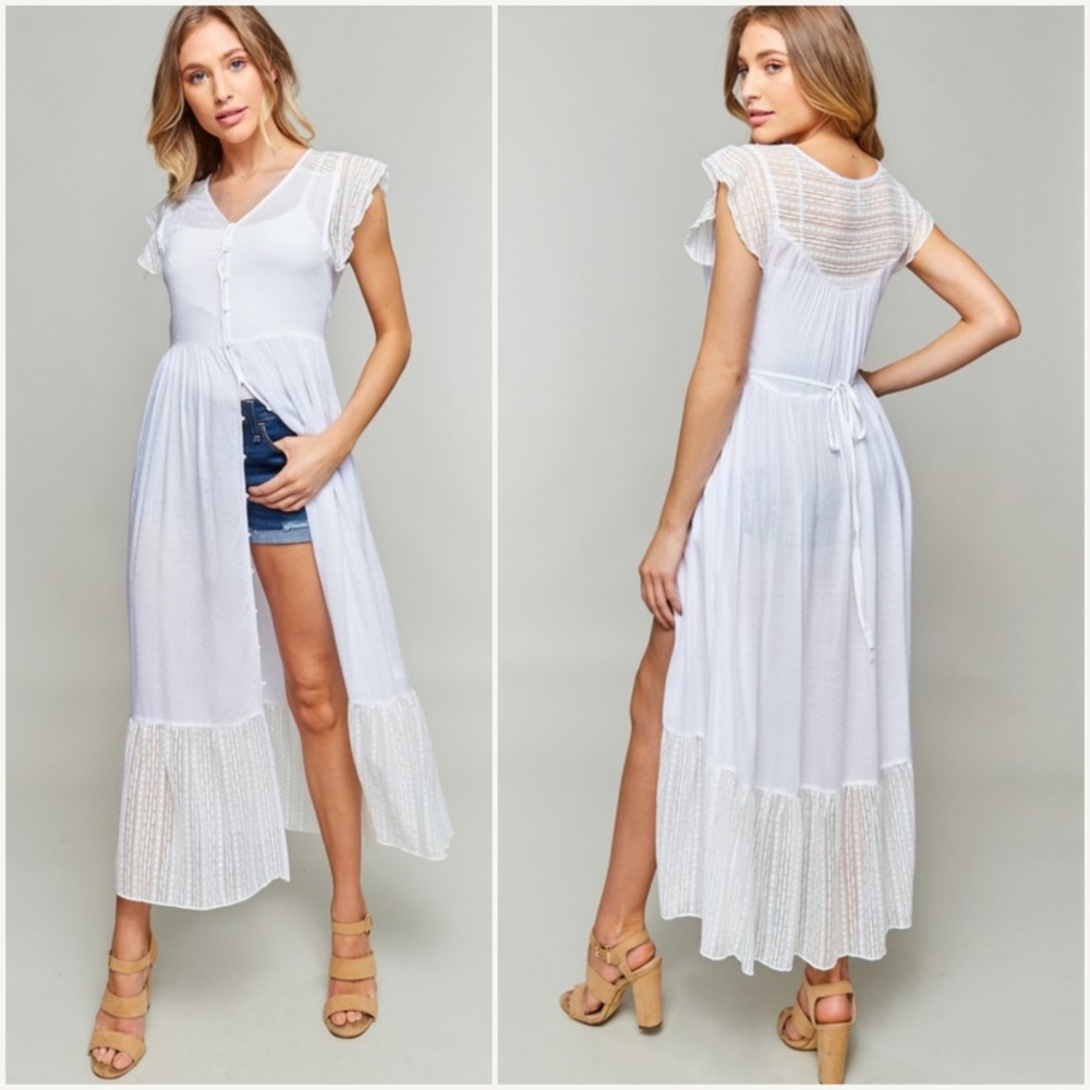 Lace Trim Boho Dress - Picture 5 of 5